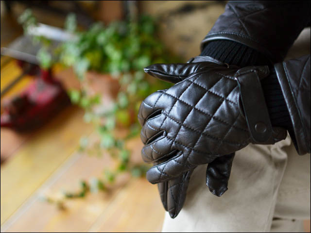 Barbour[バブアー] QUILTED LEATHER GLOVE [MGL0027] _f0051306_20312841.jpg