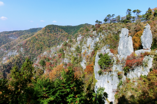 六つ星紙飛行機隊のツーリング　前篇　紅葉～岩を楽しむ_f0248120_19383764.jpg