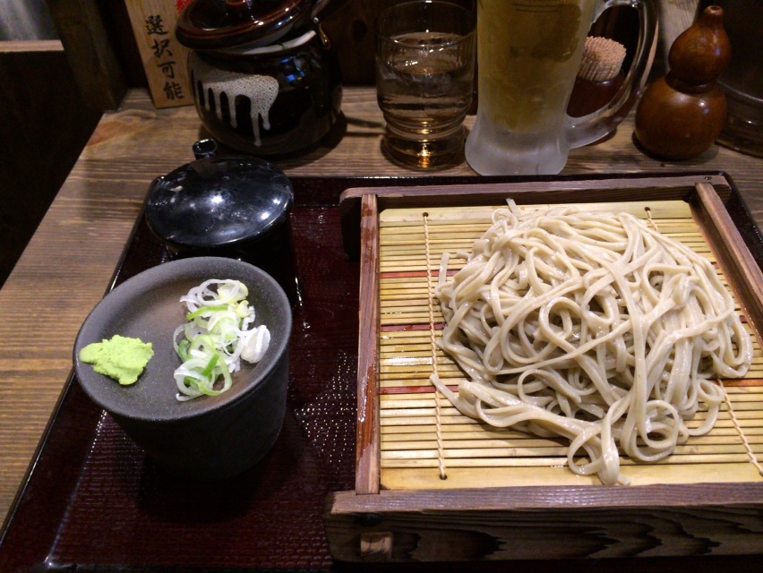 プレモルが150円の蕎麦屋＠嵯峨谷　池袋店_a0177651_20373987.jpg