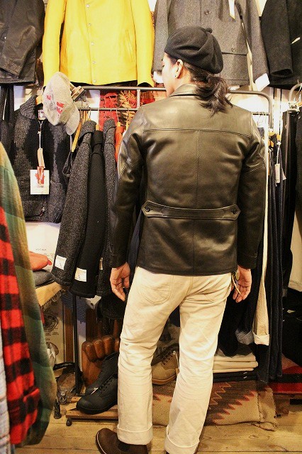 The WYLER CLOTHING Co. LEATHER CAR KOAT WY1302-03 ブラック サイズ