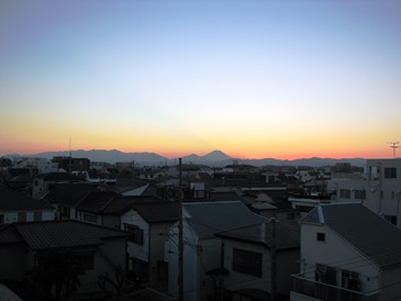 初冬夕暮れの富士_f0291565_11404891.jpg