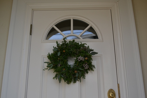 Fresh Christmas wreath_f0232785_1265627.jpg