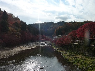 香嵐渓のもみじ_a0177314_18385132.jpg