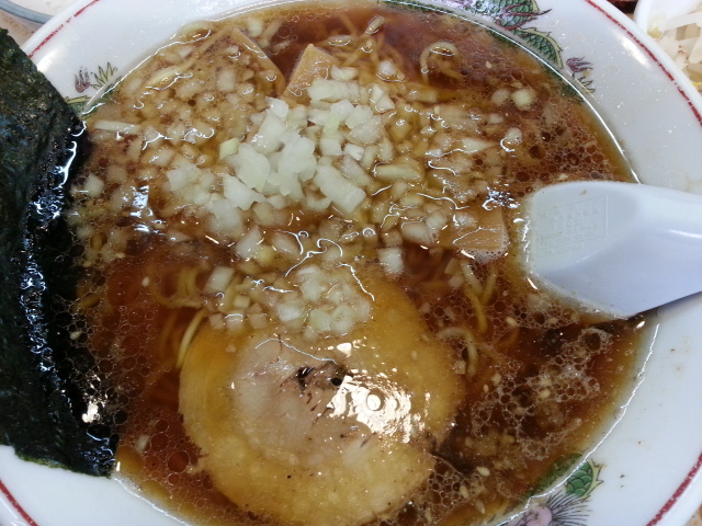 12/1 八王子らーめん とん八 正油ラーメンセット¥600 @ 八王子_b0042308_13946.jpg