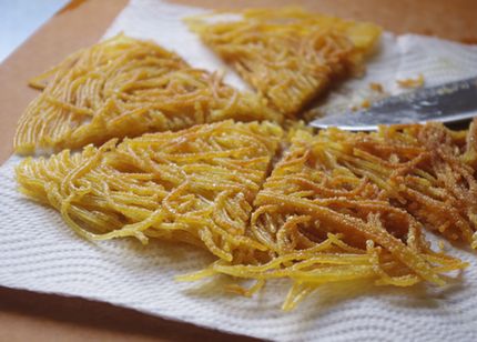 茹でない!クリームソースかた焼きパスタ_f0168317_134131.jpg