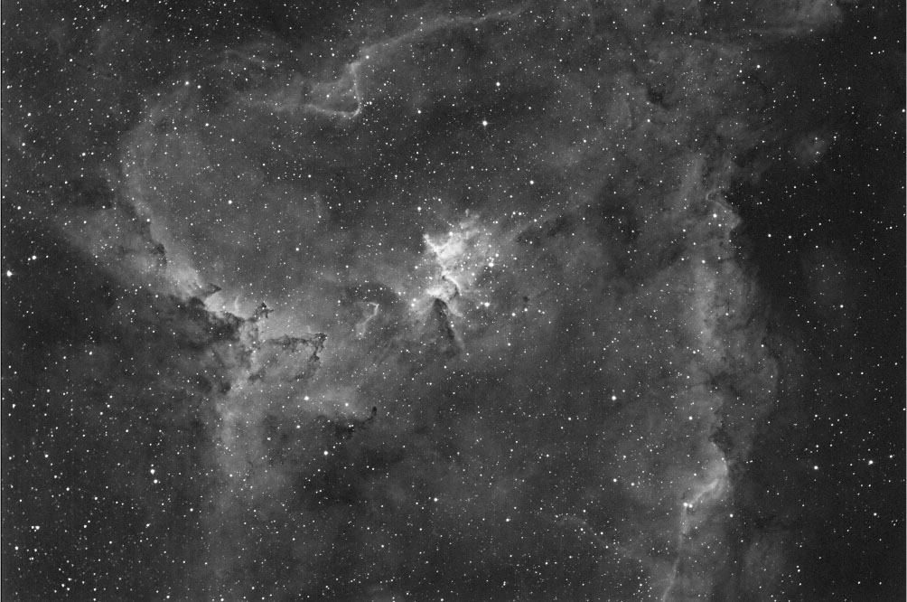 久しぶりに撮ったハート星雲 Heart Nebula, IC1805@桑名_c0061727_18274913.jpg