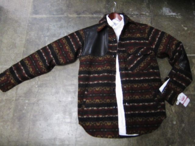 Johnson Woolen Mills ・・・ 別注レザー・切り替えCPO JACKET!★!_d0152280_23213187.jpg