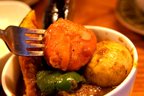 肉骨茶と野菜カレーと豆カレーとドリアンアイス！＠馬来西亜マレー_c0158397_1124148.jpg