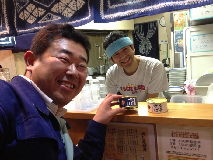 震災前から経堂で馴染まれた 木の屋石巻水産さんの金華サバ缶が復活!_b0185641_16425729.jpg