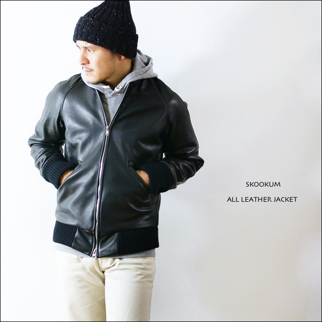 SKOOKUM [スクーカム] ALL LEATHER JACKET [13RAL]_f0051306_1619589.jpg