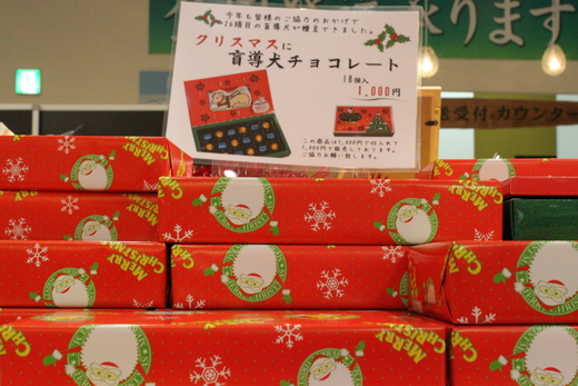盲導犬Xmasチョコレート_d0063218_9512261.jpg