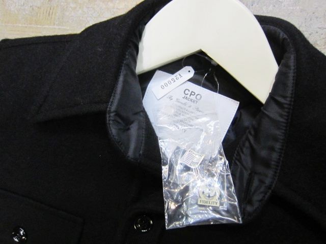 FIDELITY (MADE IN USA)・・・ Wool Melton CPO JACKET etc.. _d0152280_14242037.jpg