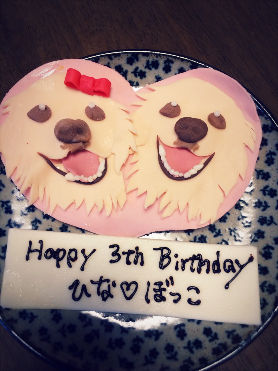 happy　３th　birthday　ひな♡_a0220681_22244629.jpg