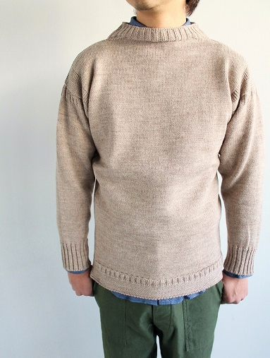 LE TRICOT DE LA MER　GUERNSEY SWEATER / SOLID_b0139281_15441252.jpg