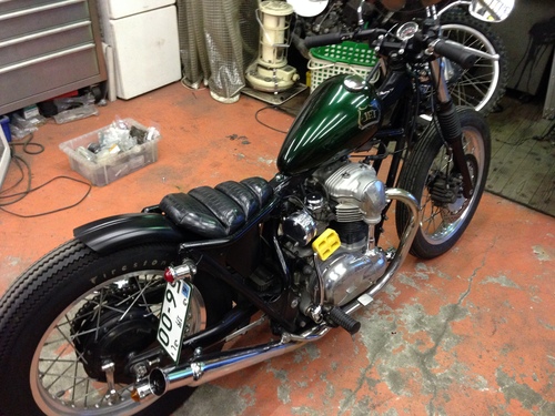W650カスタム キックペダル_a0164918_19222820.jpg