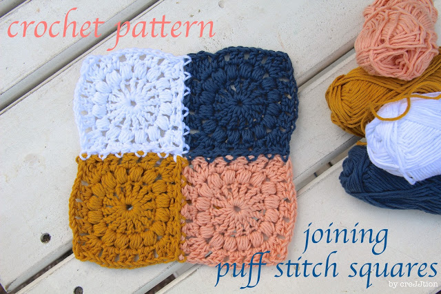 無料編み図】冬の森ブランケット（３）モチーフのつなぎ方 : Crochet