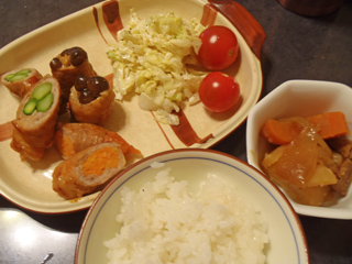 脂質制限食の晩ご飯（肉編）＾＾_d0263448_22333787.jpg