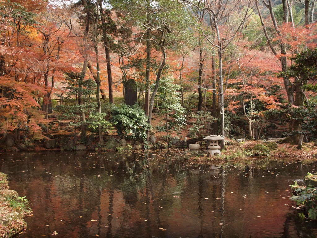 『紅葉と石灯籠』_d0054276_2232187.jpg