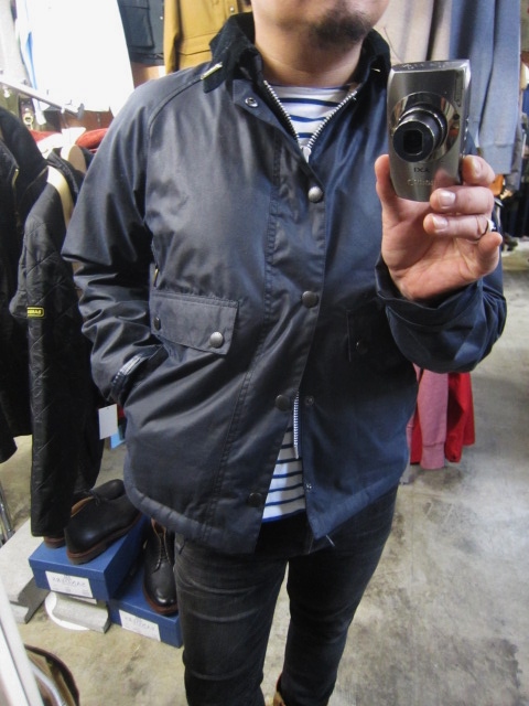 Barbour ・・・遂にGET!いたしやした。。。(笑)。。。SPAY JKT (短丈)STYLE!♪!_d0152280_13135339.jpg