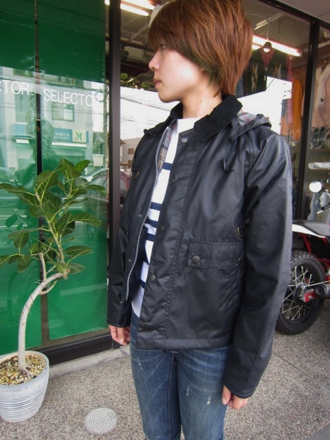 Barbour ・・・遂にGET!いたしやした。。。(笑)。。。SPAY JKT (短丈)STYLE!♪!_d0152280_1326241.jpg