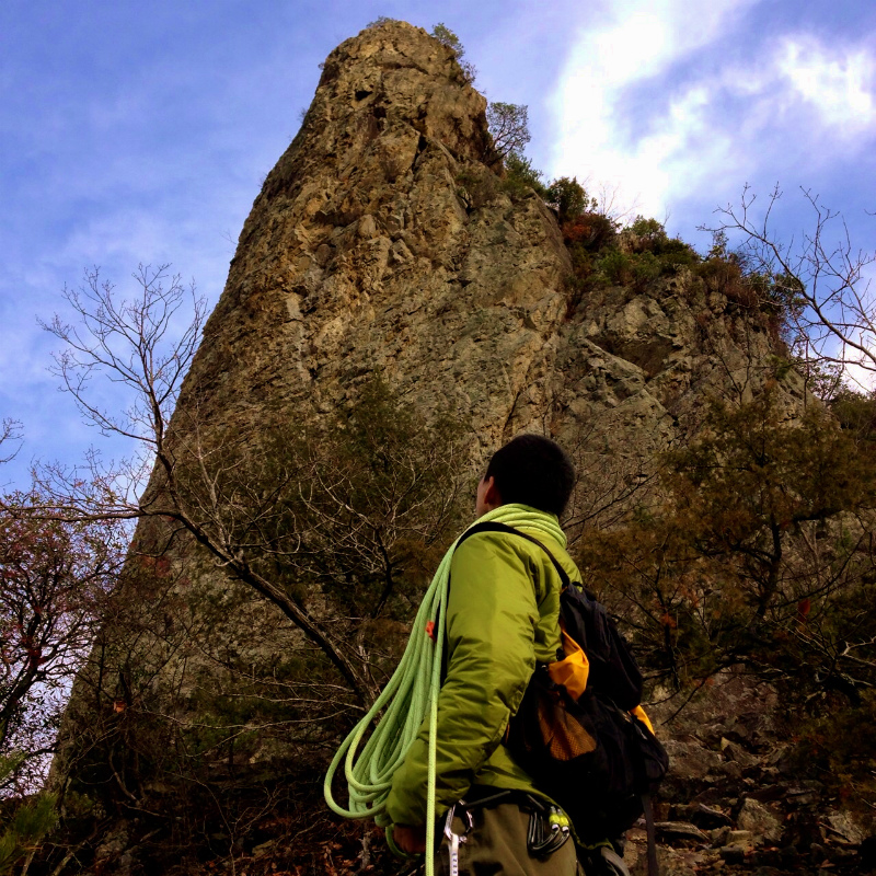 2013/12/11　Climbing in　百丈岩_b0220886_20182141.jpg