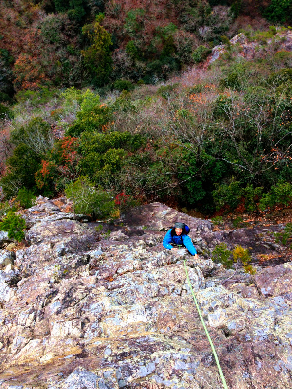 2013/12/11　Climbing in　百丈岩_b0220886_20261145.jpg