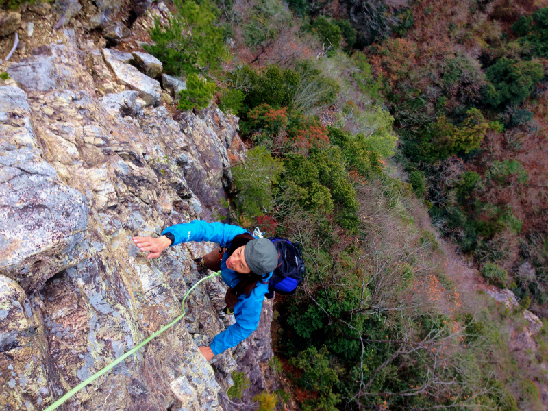 2013/12/11　Climbing in　百丈岩_b0220886_20262224.jpg