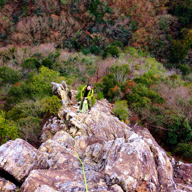 2013/12/11　Climbing in　百丈岩_b0220886_20272088.jpg