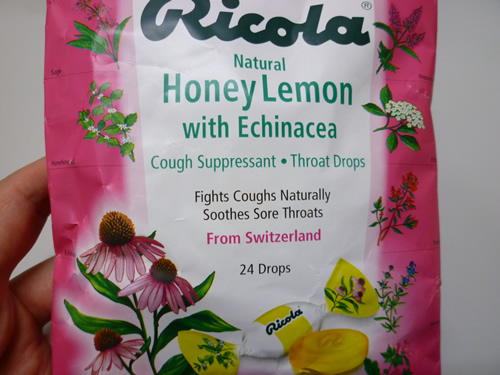 Ricola Honey Lemon with Echinacea drops_c0152767_22143873.jpg