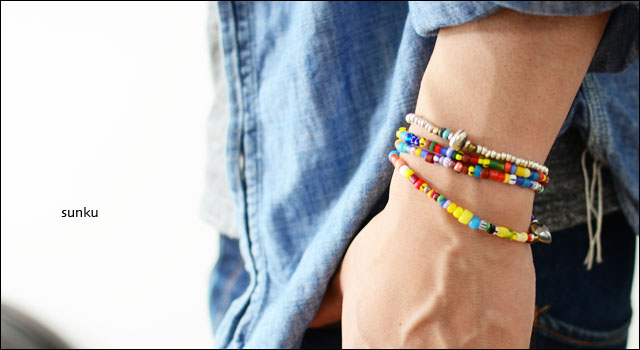 Sunku 39 [サンク] Christmas Beads Necklace&Bracelet[SK-004]_f0051306_14465931.jpg