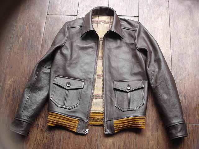 NEW : JELADO [CHOP JACKET] \"A-1\" STYLE [HORSE HIDE] !!_a0132147_2355468.jpg