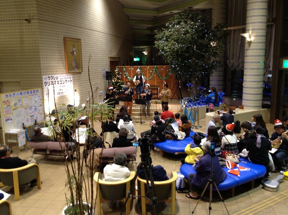 清須市カルチバホール　ウクレレ・クリスマスコンサート_b0143976_1175315.jpg