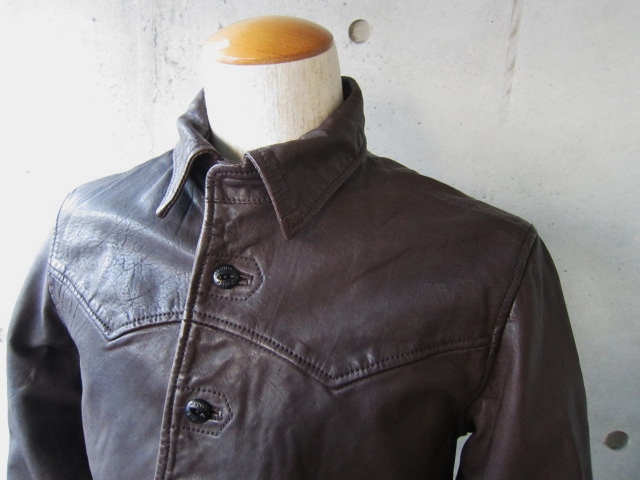 COW LEATHER SHIRTS JACKET ・・・ By NUDIE JEANS！★！_d0152280_23553242.jpg