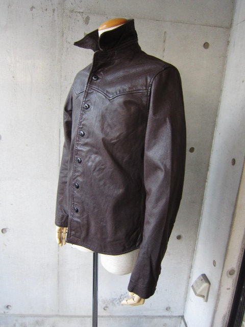 COW LEATHER SHIRTS JACKET ・・・ By NUDIE JEANS！★！_d0152280_23554166.jpg