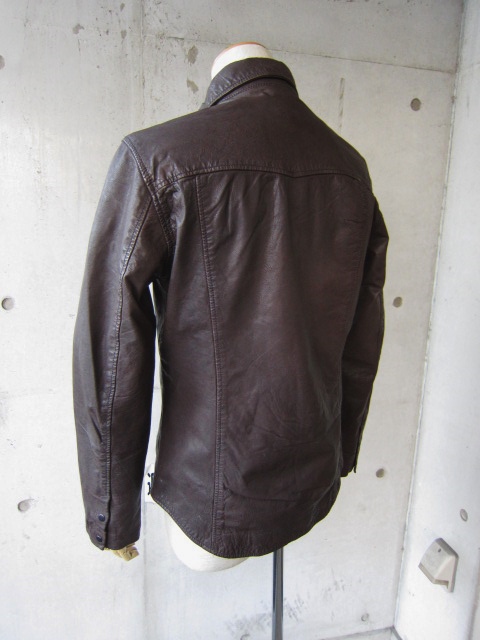 COW LEATHER SHIRTS JACKET ・・・ By NUDIE JEANS！★！_d0152280_23554615.jpg