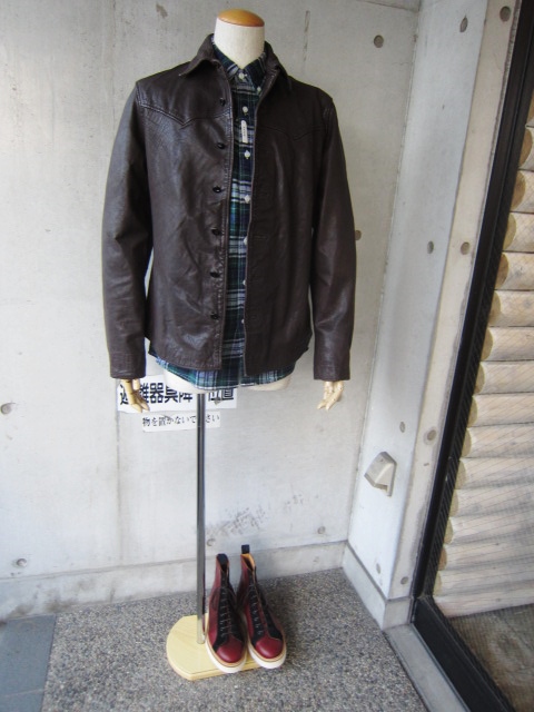 COW LEATHER SHIRTS JACKET ・・・ By NUDIE JEANS！★！_d0152280_23561149.jpg