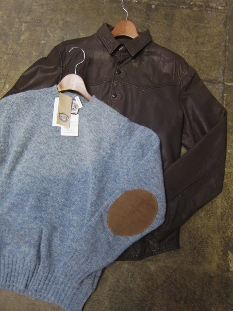 COW LEATHER SHIRTS JACKET ・・・ By NUDIE JEANS！★！_d0152280_23571769.jpg