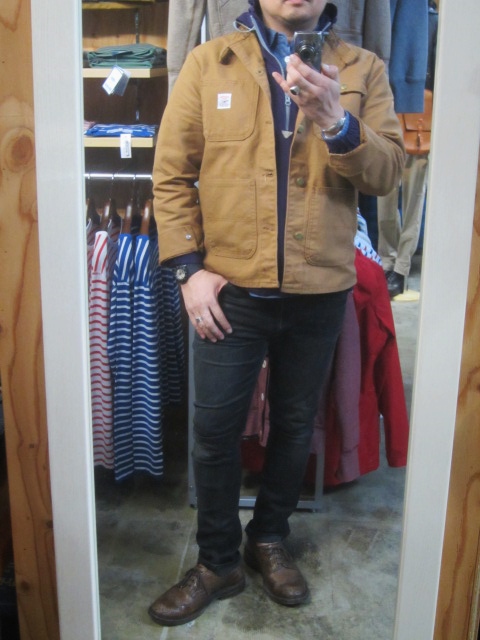 COW LEATHER SHIRTS JACKET ・・・ By NUDIE JEANS！★！_d0152280_003379.jpg