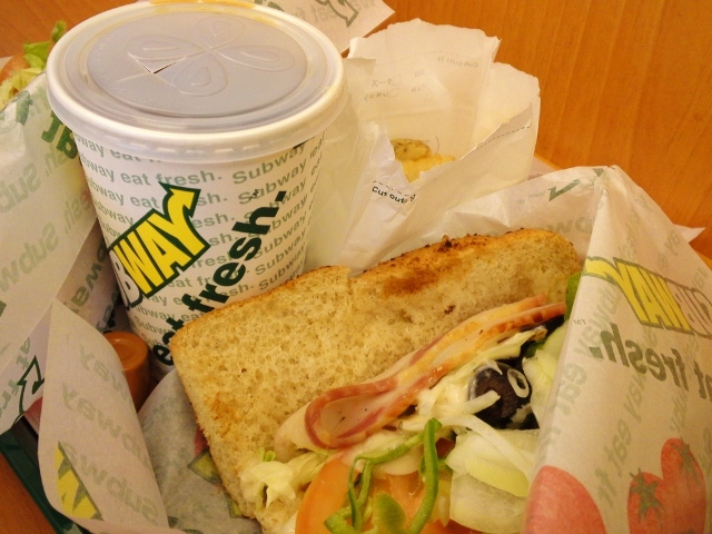 ＳＵＢＷＡＹランチ_b0307692_21454751.jpg