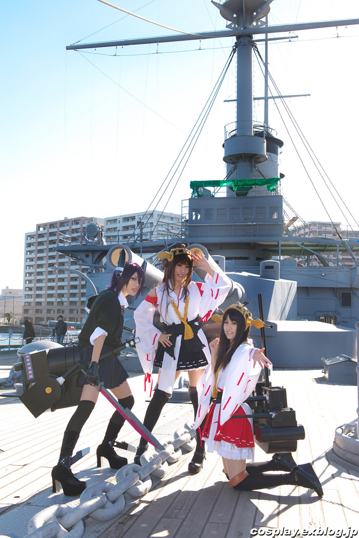 艦これ聖地巡礼 戦艦三笠編 コスプレ ぱるぱる通信局 写真 艦これ聖地巡礼 戦艦三笠編 コスプレ ぱるぱる通信局 写真