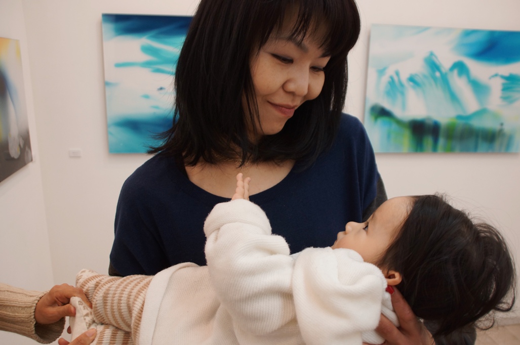 竹浪明×松岡芽ぶき二人展「Light to model」最終日@B-galleryご来場御礼/19~24日「小品展」・22日(日)3時~『秋の浮き輪』『のら暦』上映@アートイマジン_f0006713_20144043.jpg