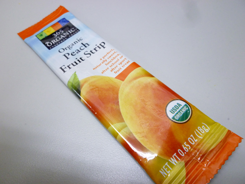 365 ORGANIC Organic Peach Fruit Strip_c0152767_23133352.jpg