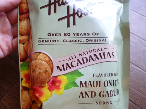 Hawaiian Host(ハワイアンホースト) Maui Onion and Garlic Macadamias_c0152767_2322722.jpg