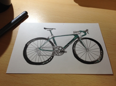 バイクのイラスト 自転車大好き日記