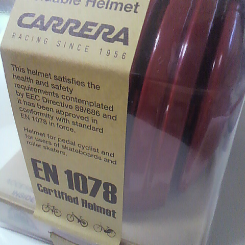 CARRERA Foldable helmet　_a0249693_23551183.jpg