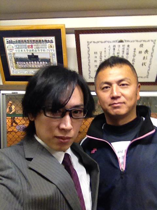 日大山形硬式野球部・荒木準也監督スポーツと眼について金栄堂インタビュー!_c0003493_1154842.jpg