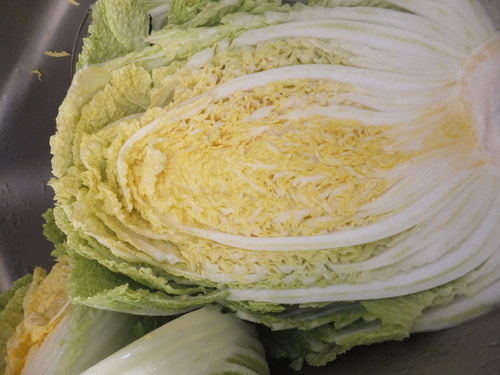 寒いので白菜の漬物つくり...._b0137932_12173015.jpg