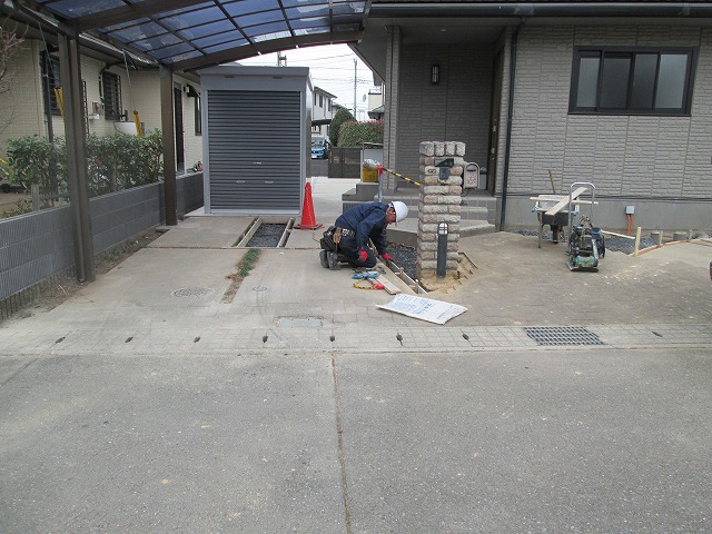 *上三川町 N様邸 砕石・枠組み作業*_c0313938_1729158.jpg