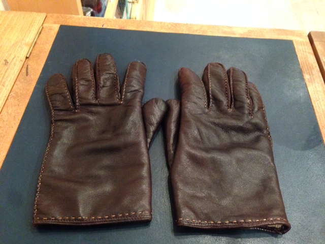 Sermoneta〉の革手袋のお手入れ☆ : Shoe Care & Shoe Order 「FANS