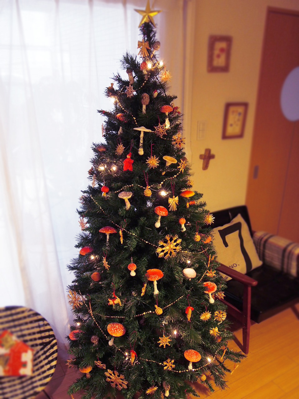 キノコのクリスマスツリー_a0254318_136532.jpg